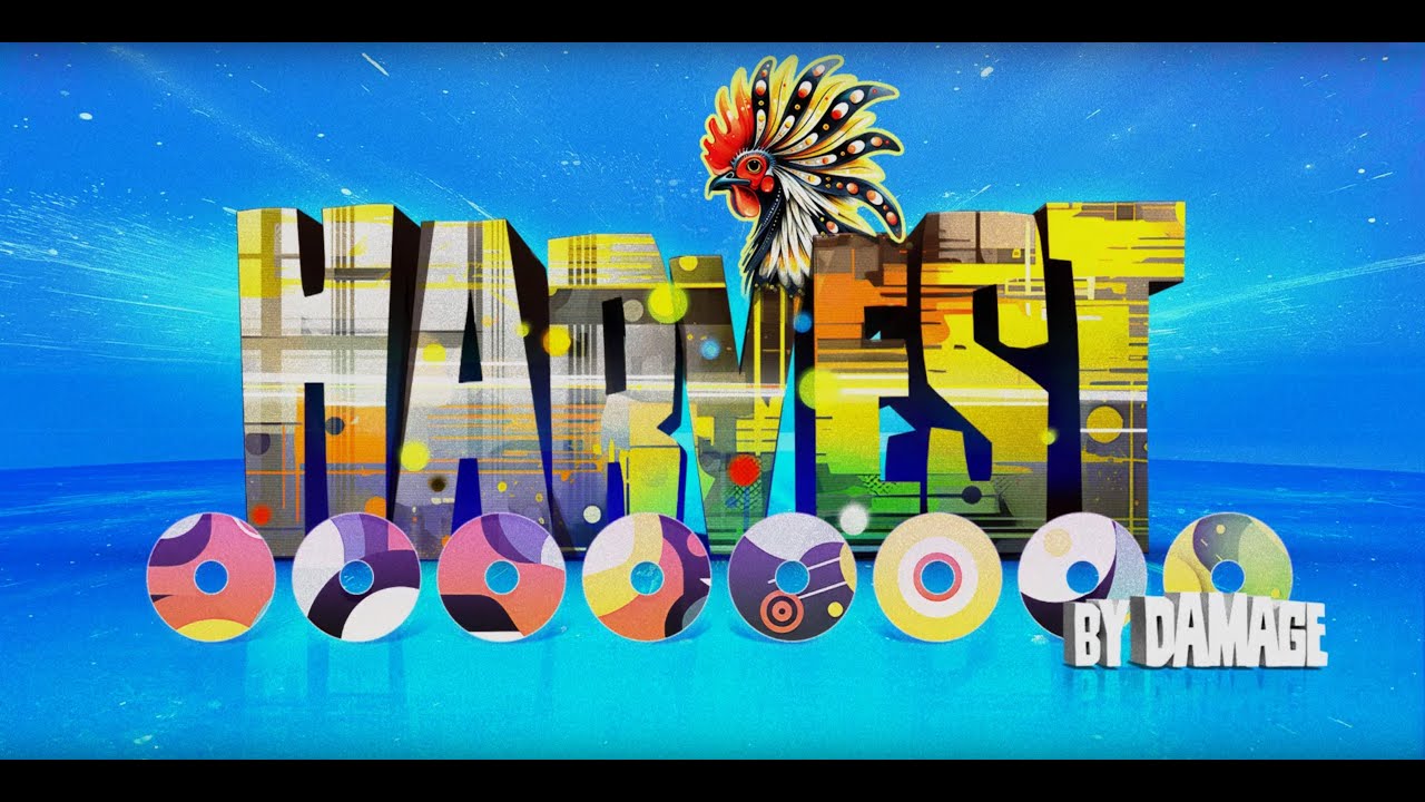 Harvest by Damage - a Xenium 2024 demoparty invitation