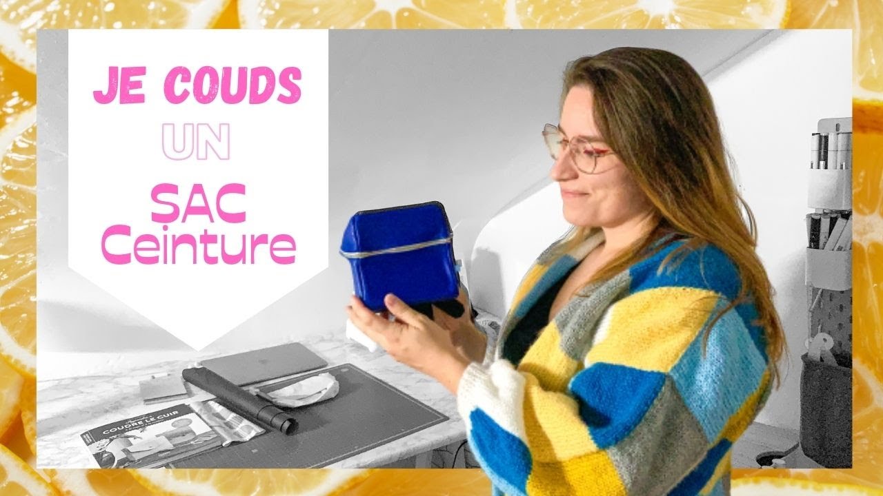 DEFI PATRONNAGE #1 Je couds un sac ceinture !