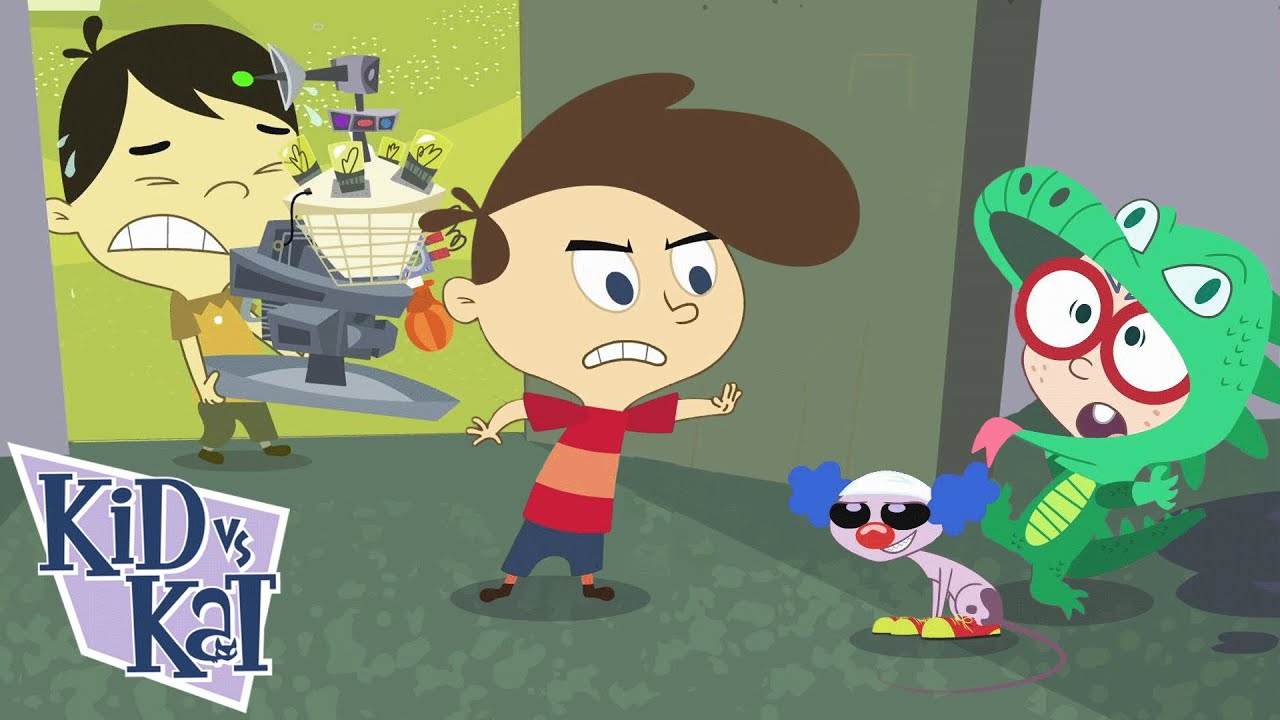 Intercambio Destrozado | Niño Vs. Gato - WildBrain | Películas para niños