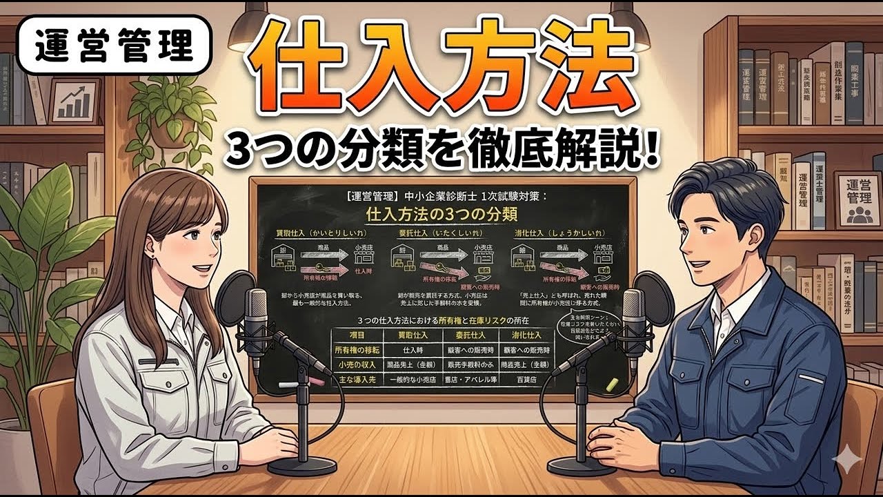【１次・聞き流し】仕入方法（運営管理）