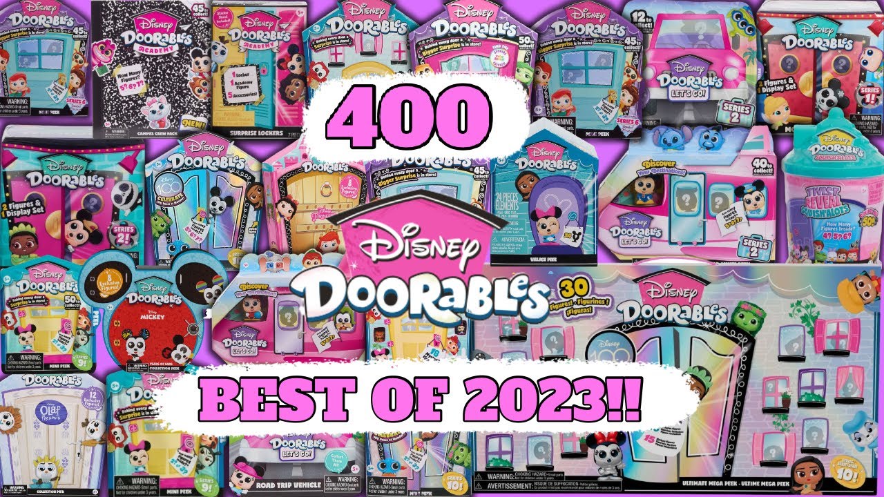 UNBOXING 400 DISNEY DOORABLES! BEST OF 2023!