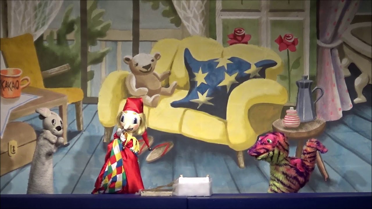 Kasperls Adventkalender im Frühling 2. Fenster - Kasperl und der Eisvogel