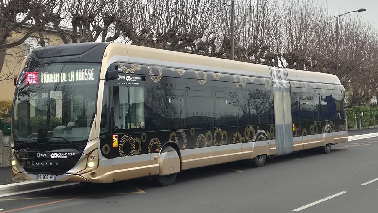 Trajet à bord d'un BHNS réseau GRM