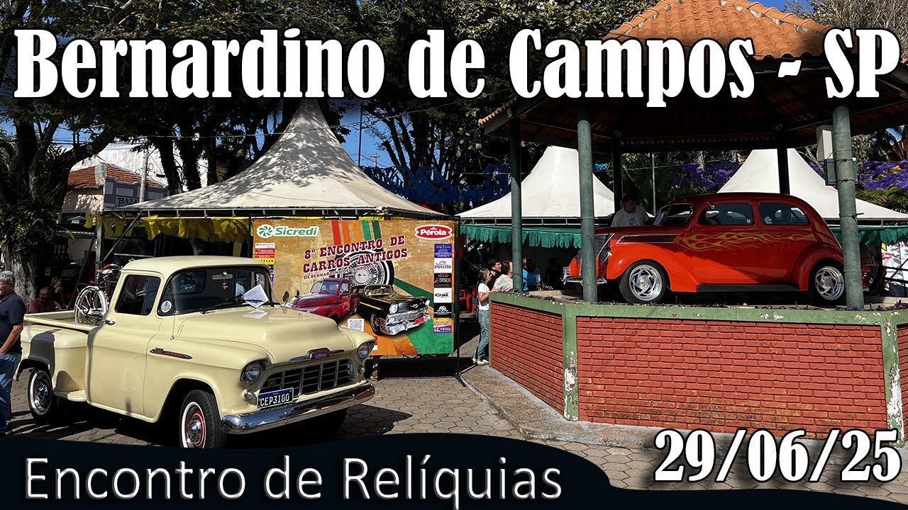 8º Encontro de Carros Antigos de Bernardino de Campos - SP