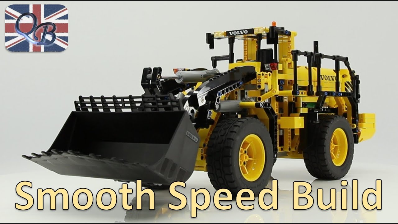 LEGO 42030 Volvo L350F Wheel Loader Smooth build (Speed build, smooth animation, time lapse)