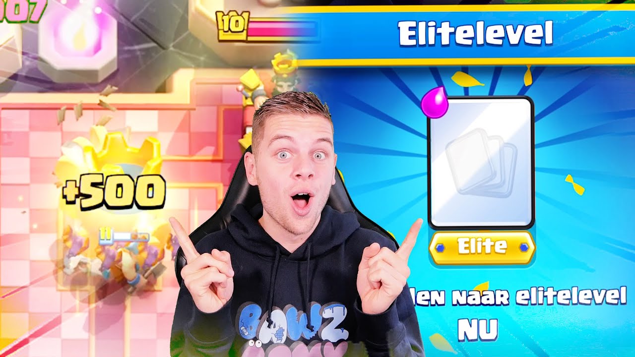 NA 1 JAAR WEER CLASH ROYALE SPELEN! ELITELEVELS!!