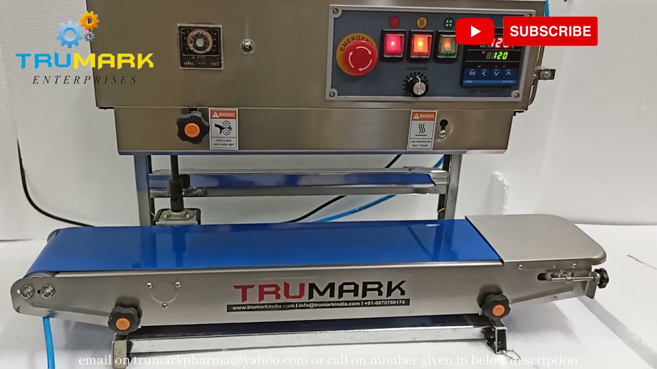 VERTICAL BAND SEALER WITH NITROGEN FLUSHING FOR SNACKS PACKET