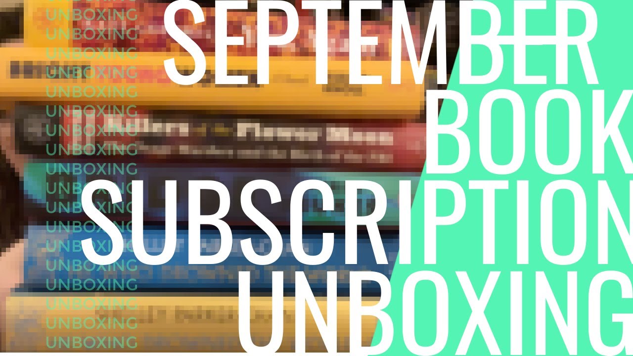 September Book Subscription Unboxing!