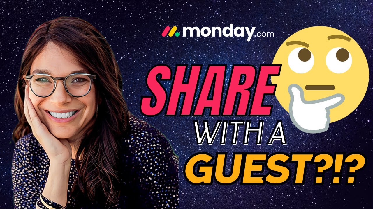 monday.com Tutorial: Collaborative Board Sharing with Guests | How to Share a Board  in monday.com