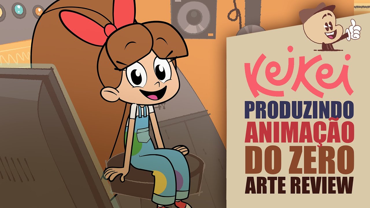 PRODUZINDO ANIMA&Ccedil;&Atilde;O DO ZERO - ARTE REVIEW KEI KEI
