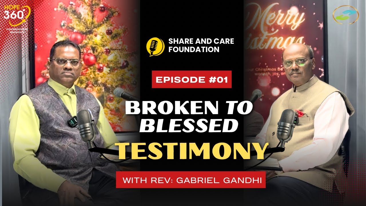EP.1 Broken to Blessed Testimony by Rev: Gabriel Gandhi 