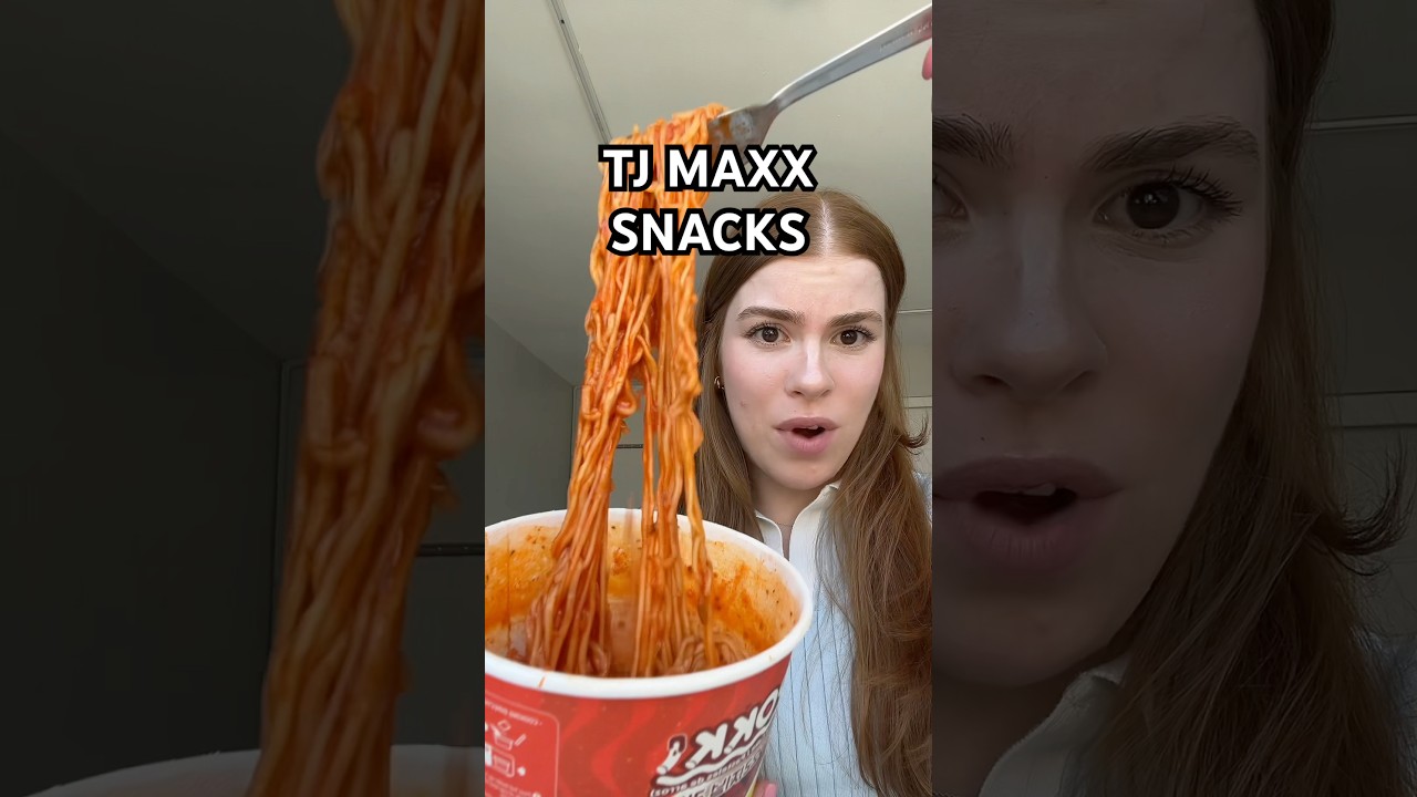 more snacks from TJ Maxx 🍜 #tjmaxxfinds #snackhaul #mukbang #tastetest #candy #tjmaxx #snacks