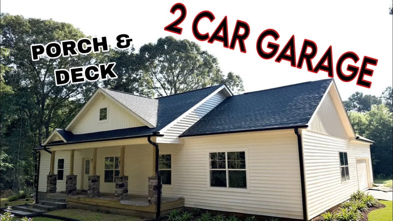 !SPECIAL RELEASE! GARAGE+HUGE PORCH+DECK- This house has it ALL-CUSTOM MODULAR -The Carolina Sparta