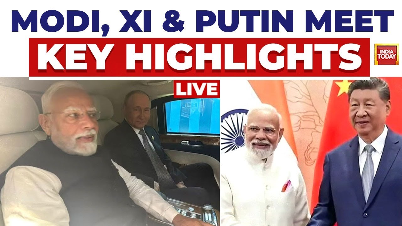 SCO Summit News | Modi, Putin, Xi Camaraderie at SCO | India-Russia-China Ties | Global Politics