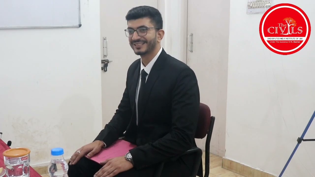 PUSHPAK SAROOP RANK-15,JKAS/JKPSC 2023 |MOCK INTERVIEW |THE CIVILS IAS ACADEMY JAMMU| FULL INTERVIEW