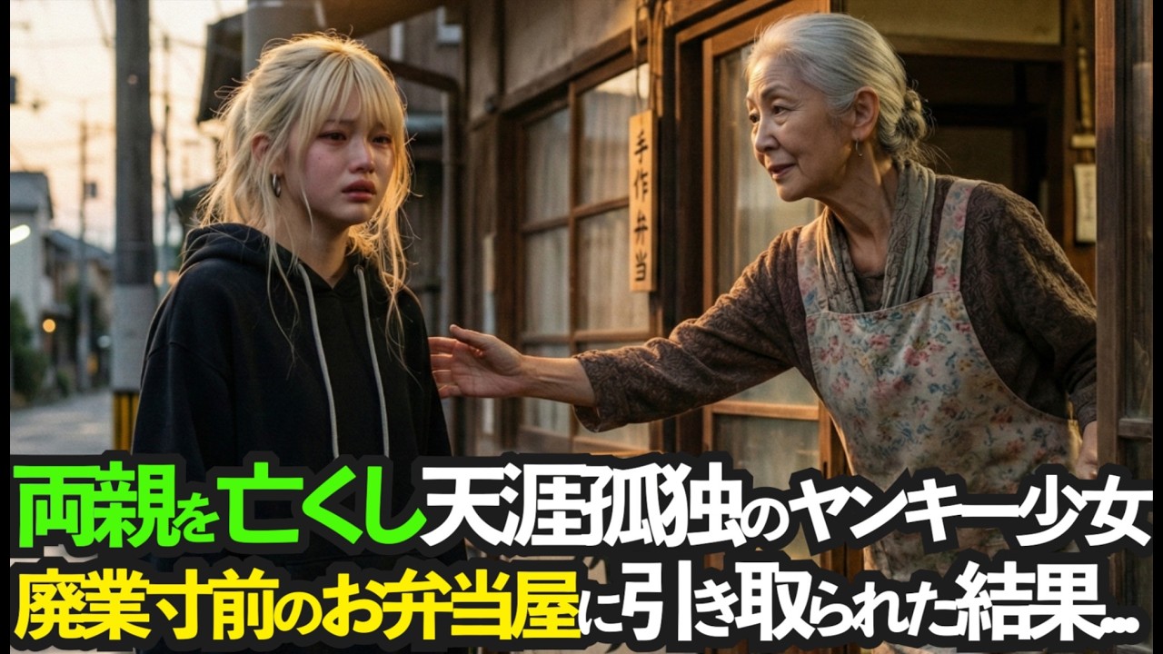 生涯孤独のヤンキー少女を、廃業寸前のお弁当屋の老婆が引き取った結果..