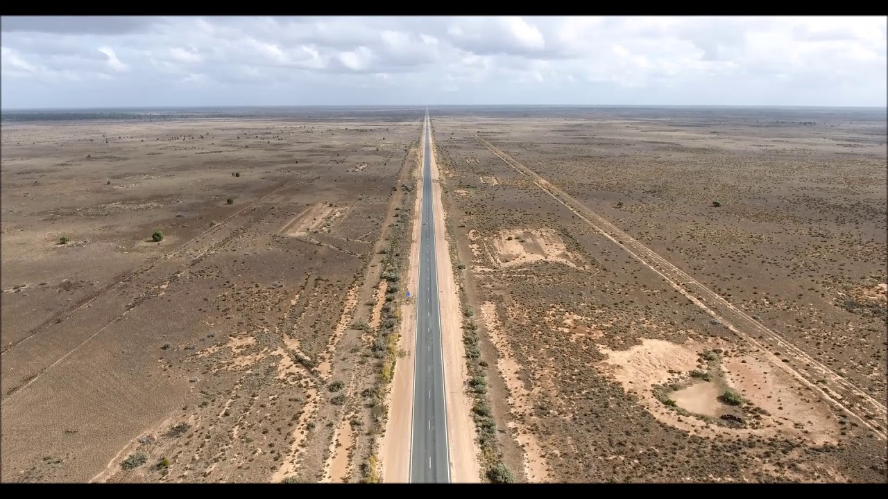 90 mile straight on the Eyre Highway WA
