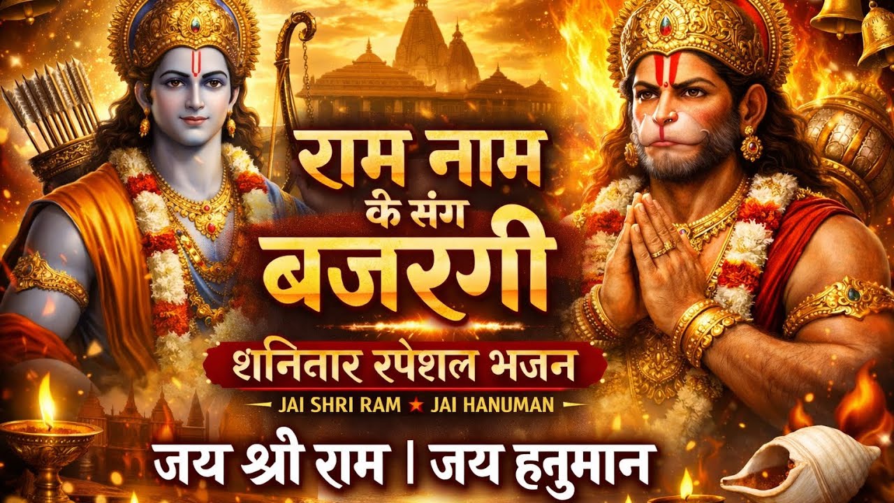 शनिवार स्पेशल भजन 2026 | राम नाम के संग बजरंगी | Jai Shri Ram Hanuman Bhajan #JaiShriRam#HanumanJi