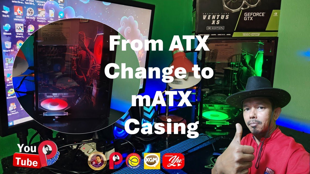 TUKAR CASING ATX KEPADA mATX