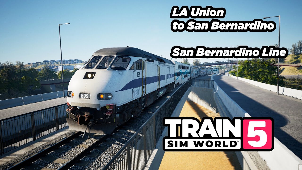 Metrolink MP36PH-3C Los Angeles to San Bernardino - Train Sim World 5