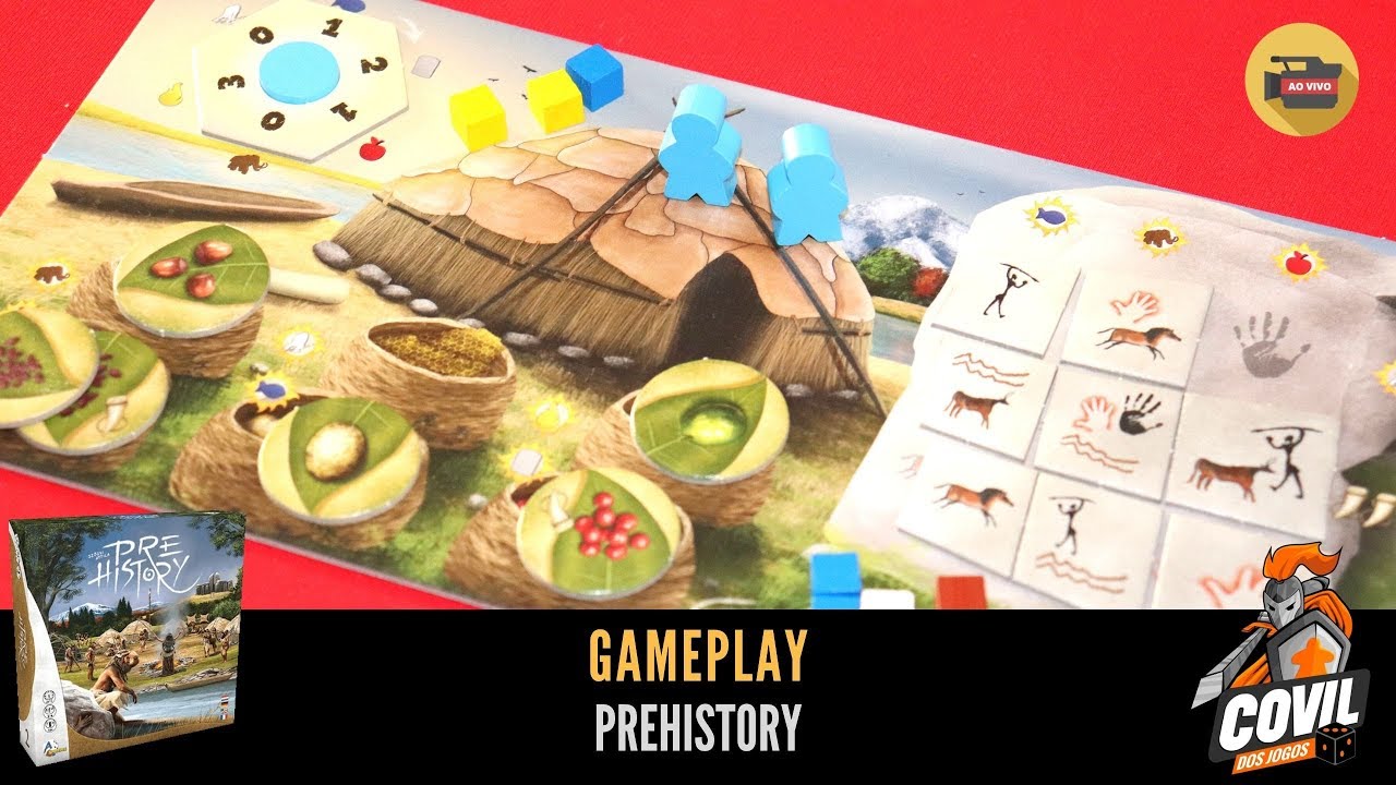 Covil dos Jogos - Gameplay Prehistory (Ao Vivo)