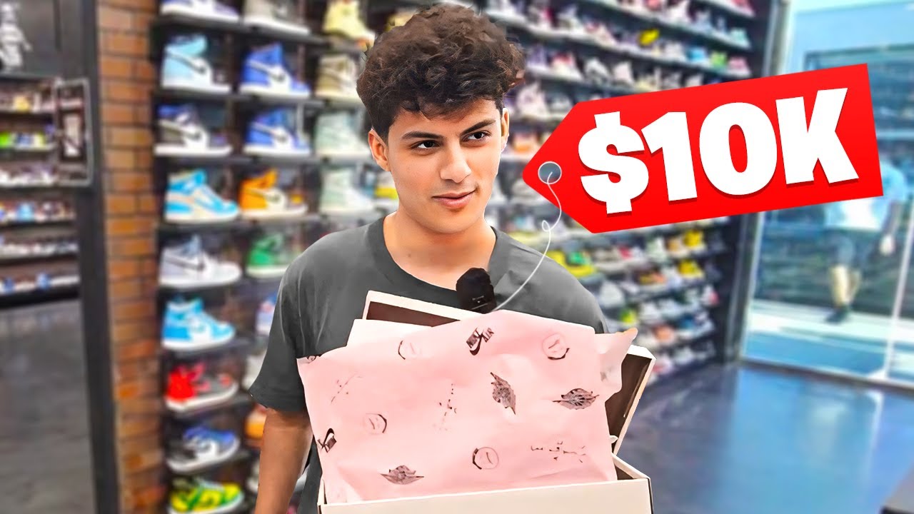 Stable Ronaldo Goes Sneaker Shopping..