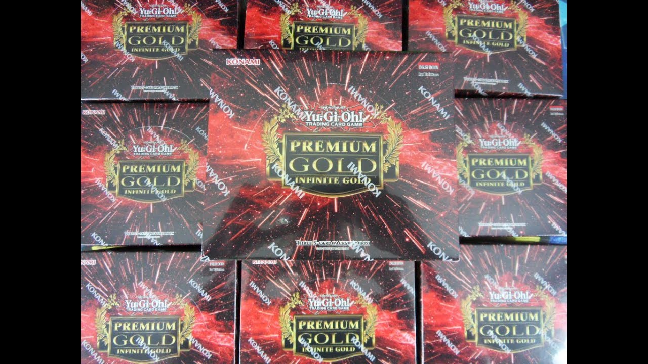 MASSIVE Yugioh Gold Series Infinite Gold Case Box Booster Pack Opening! Best Reprints Ever!!