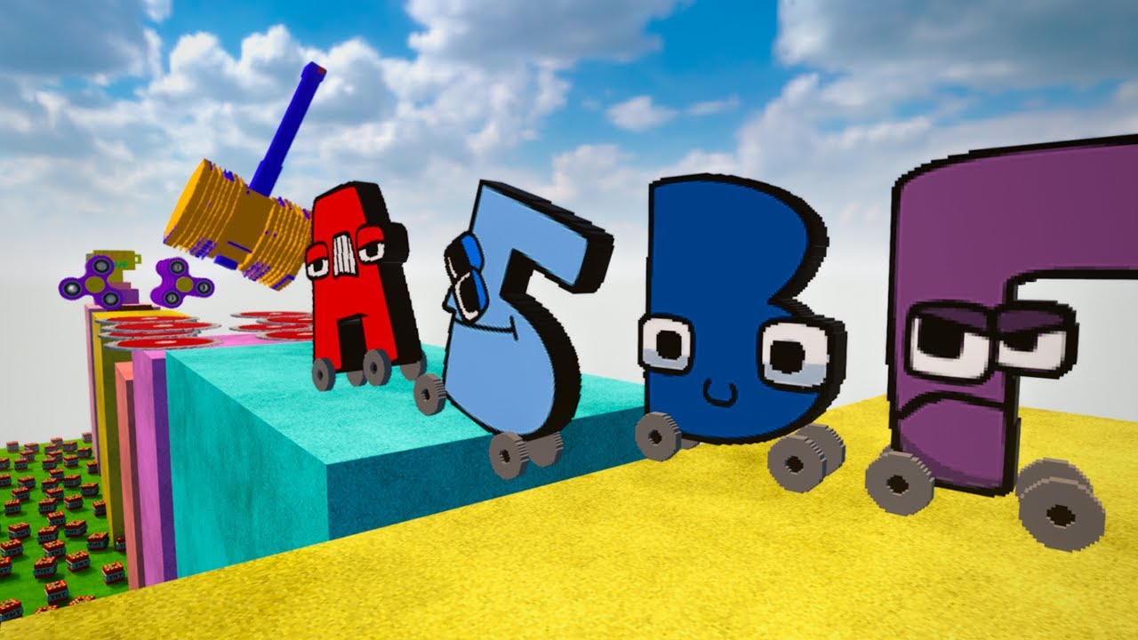 RUSSIAN Alphabet Lore vs OBSTACLE COURSE | Teardown