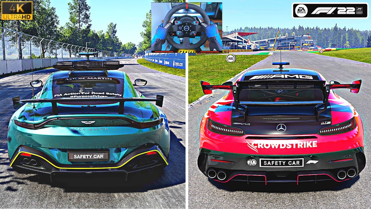 Driving F1 SAFETY CARS on F1 22 PS5 Champions Edition | Thrustmaster T300 [4K]