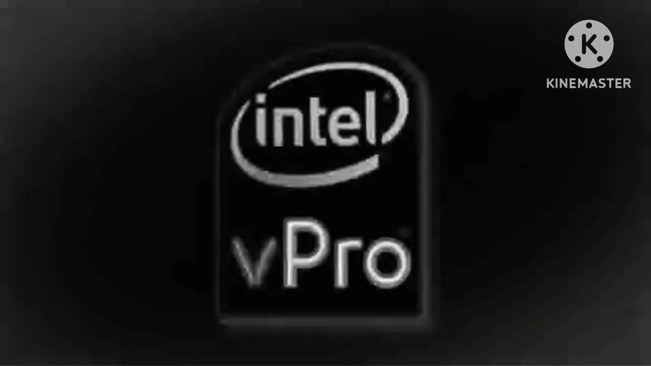 Intel Logo History Advert Animations (2002-2015) Remake in Black and White Reversed