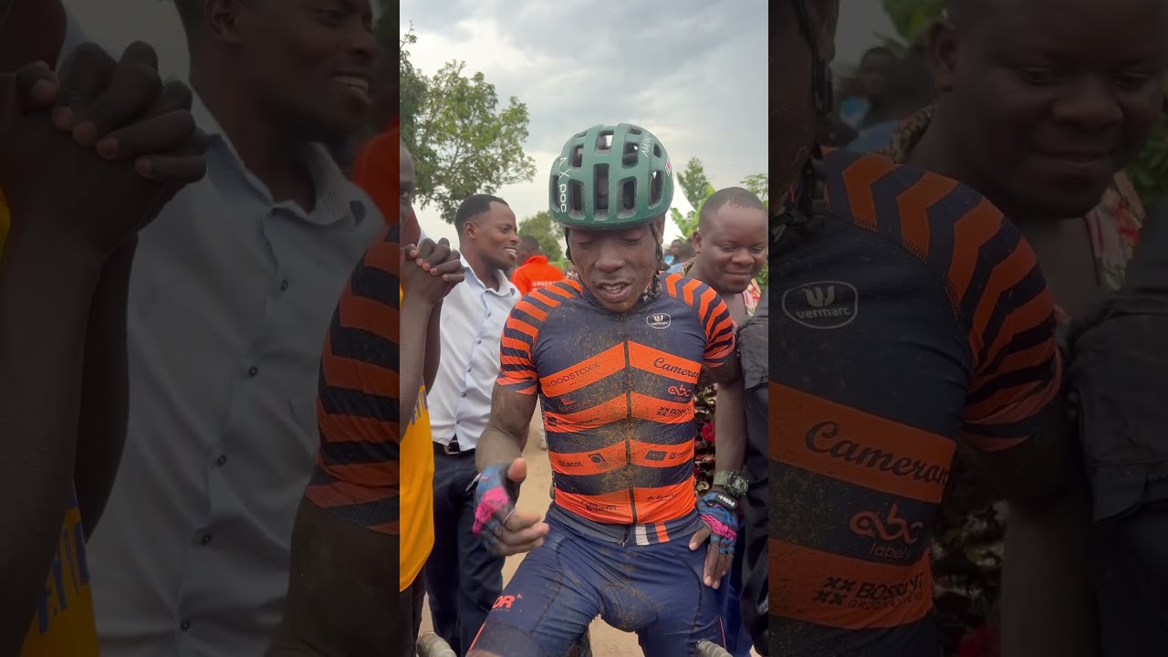 Local athletes finish a long race gravel #cycling #gravelracing #bikeriding #cyclingsport