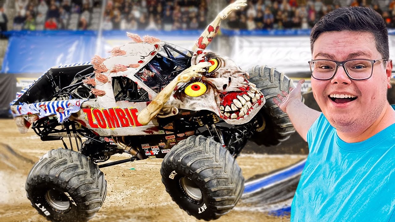 ENTREI NO CAMINHÃO MONSTRO DO MONSTER JAM! (E CENAS IMPRESSIONANTES)