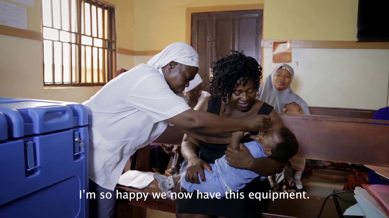 Smart refrigerators protecting vaccines in Nigeria
