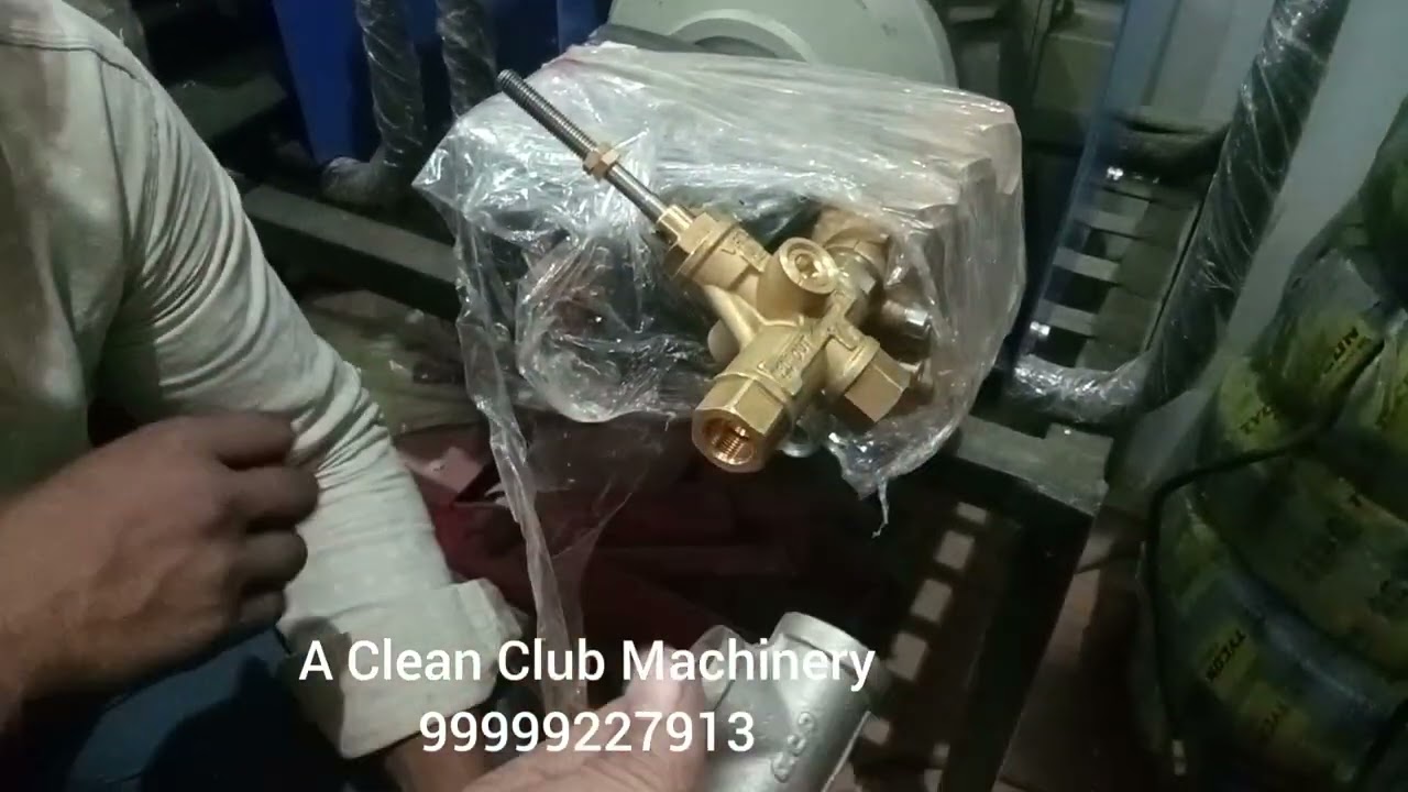 How to install vrt 03 unloader( made in Italy) with high pressure.
