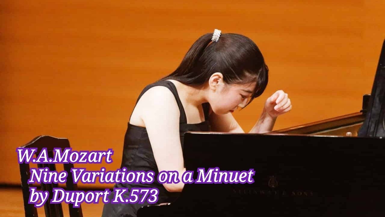 W.A.Mozart / Nine Variations on a Minuet by Duport K.573
