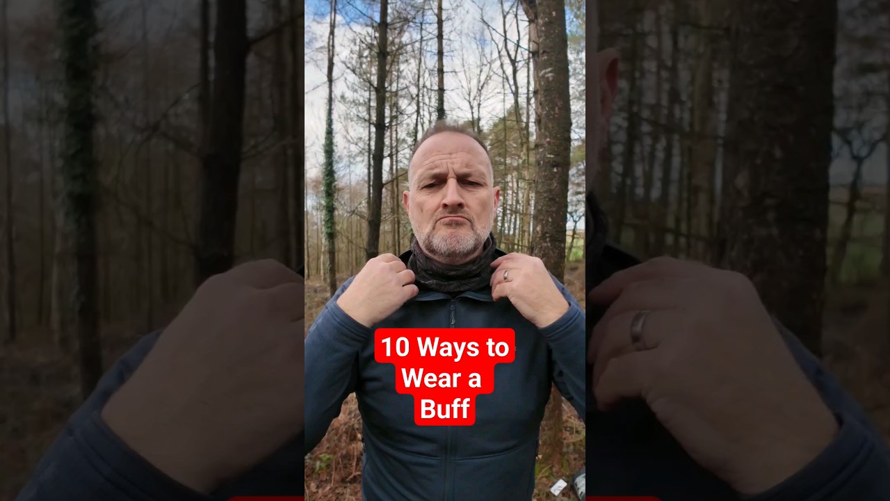 10 способов носить бафф! #шорты #youtube #бафф #дикийкемпинг