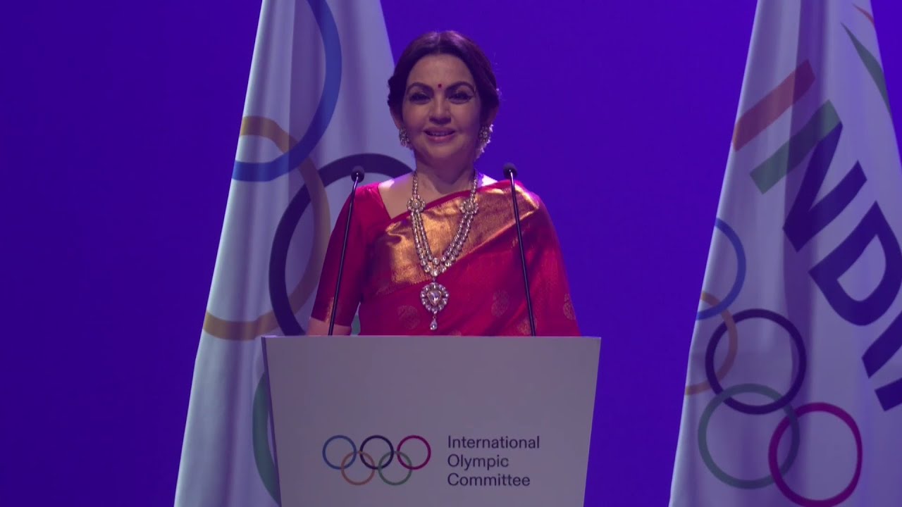 Mrs. Nita Ambani At the Opening Ceremony of 141st session of IOC