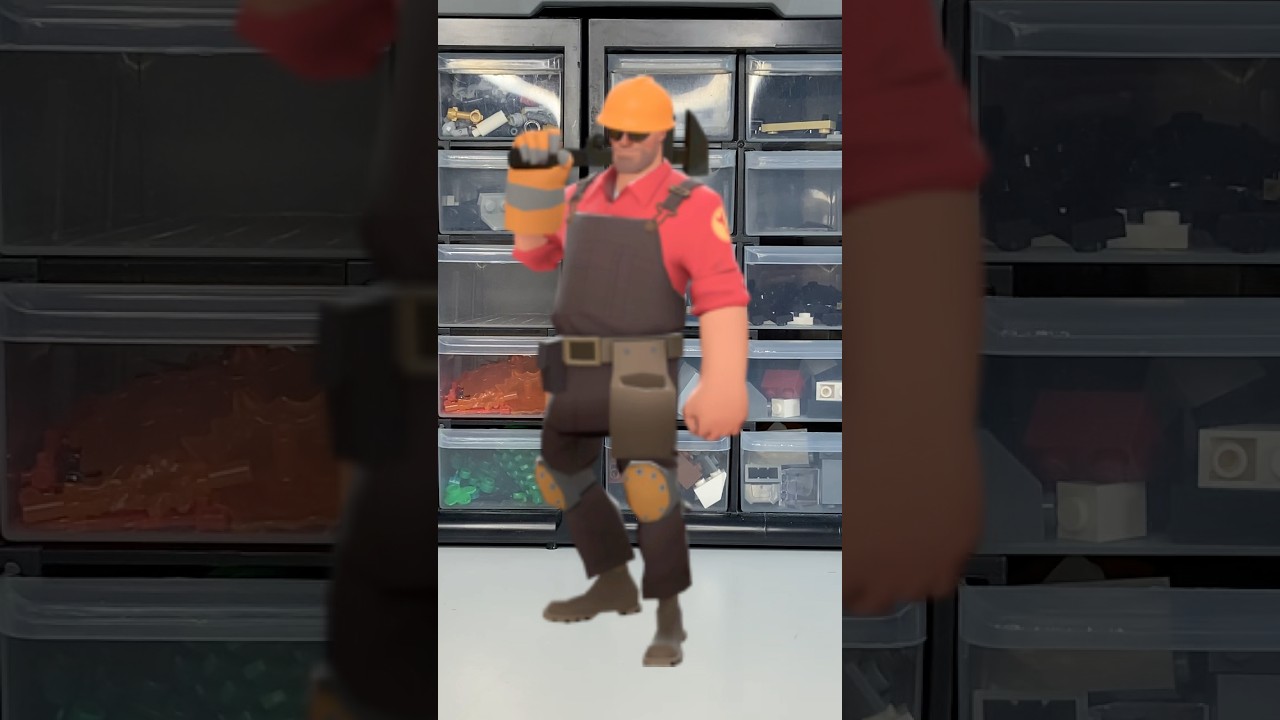 TF2 Engineer in Lego! 🔧👷