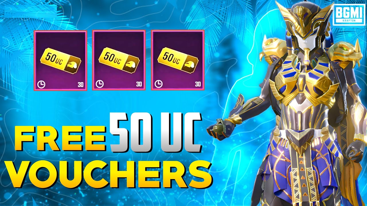GET FREE 50 UC DISCOUNT VOUCHERS | BGMI FREE 50 UC VOUCHERS TRICK