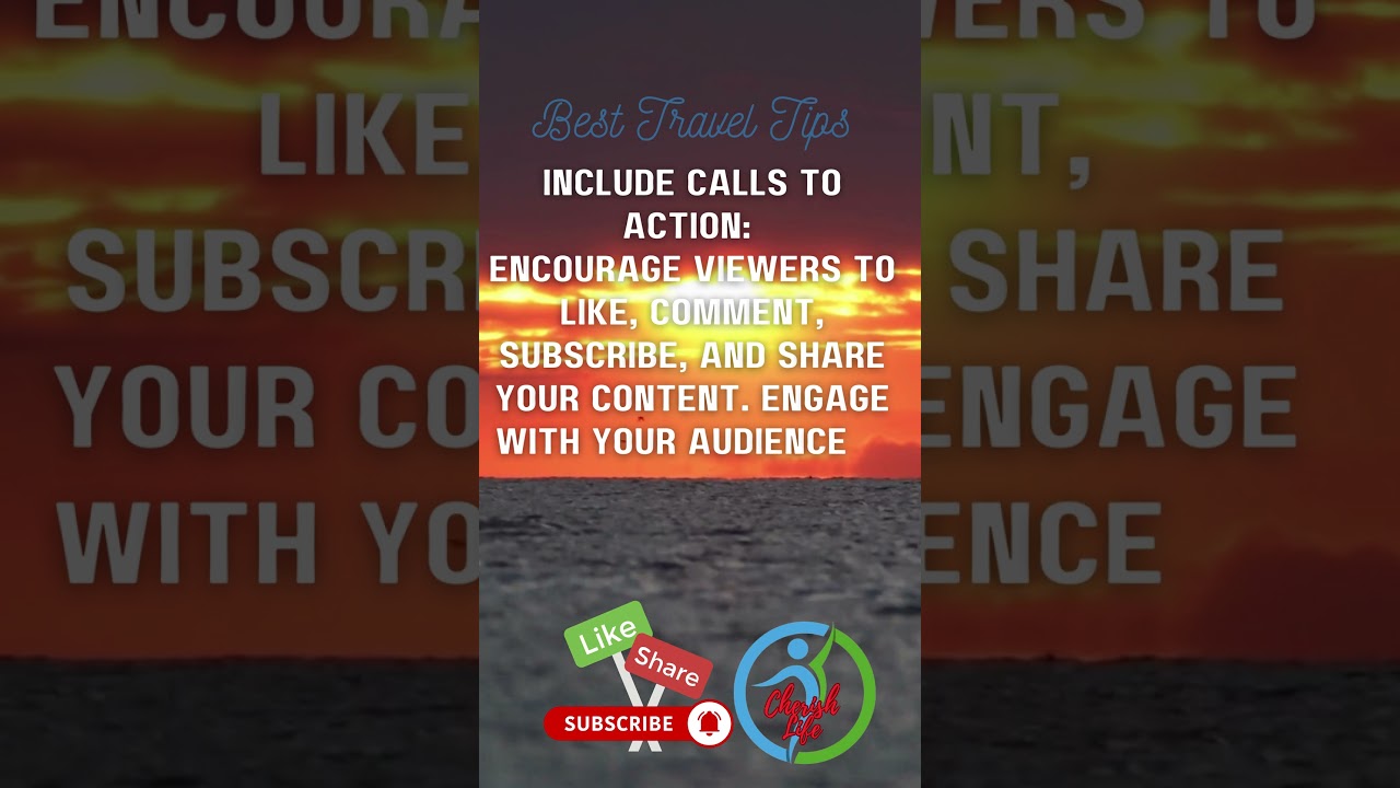 Travel Vlogger Tips Include Calls To Action #Tips #Tricks #travelvlogger #shorts