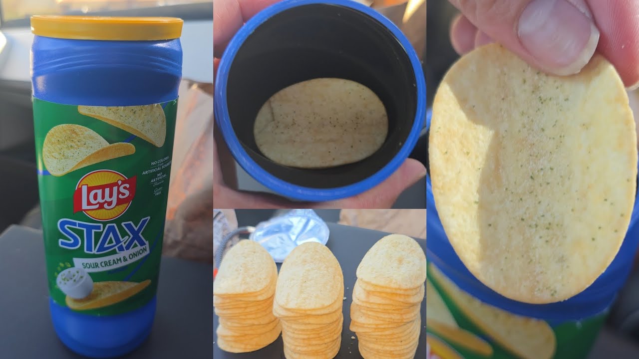 Lay's Brand Stax Brand Sour Cream & Onion Flavored Flavor No Artifical Colors & Flavors Review
