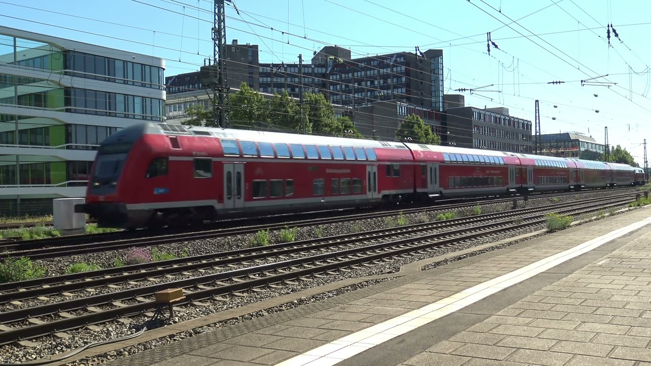 Züge[IC,EC,RE,RB,S-Bahn,WB,GZ] in München Heimeranplatz am 12.09.2022