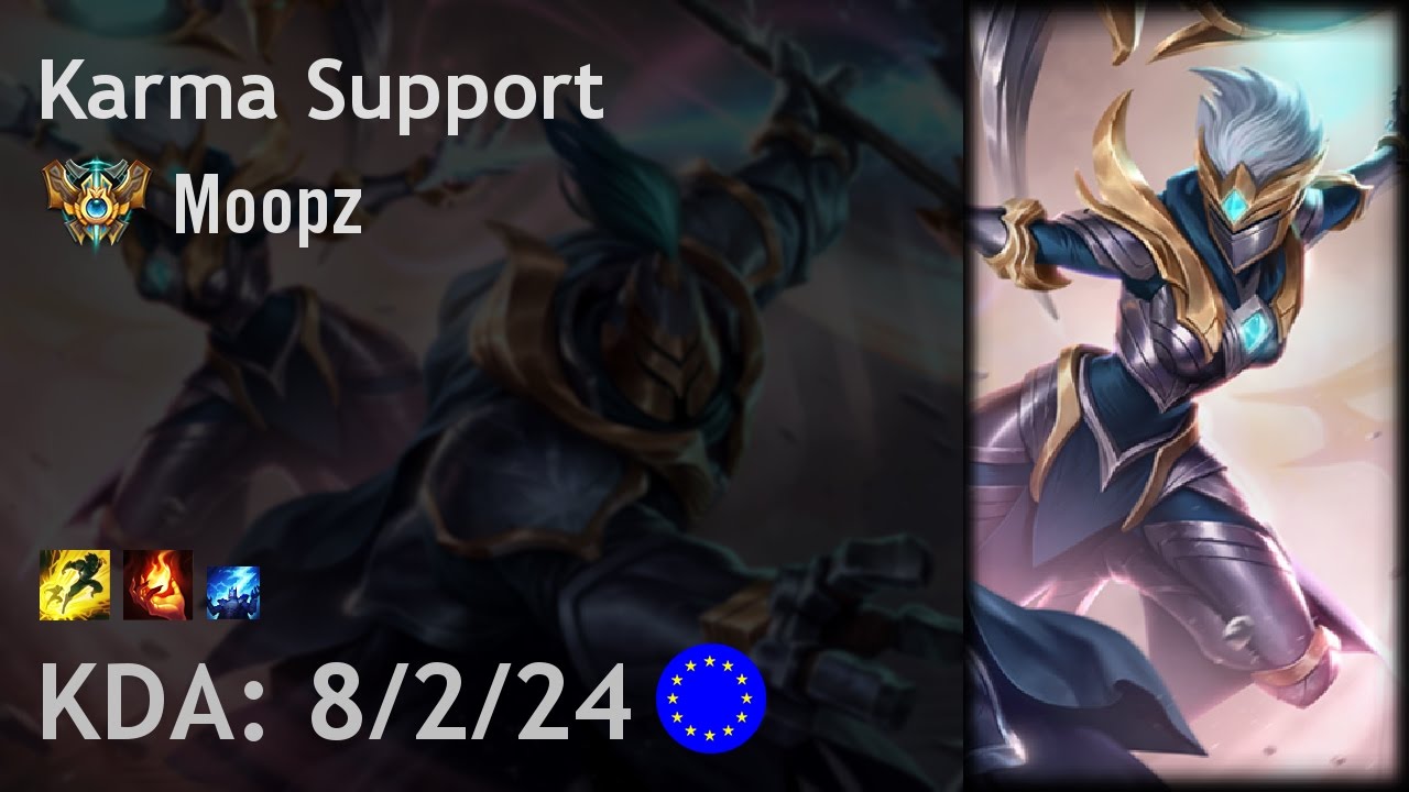 Karma Support vs Zilean - Moopz - EUW Challenger Patch 6.21