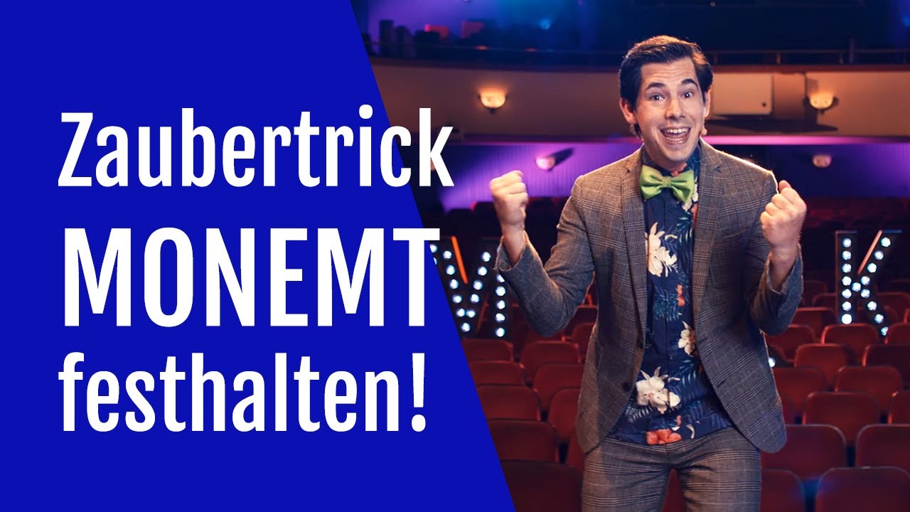 Den Monemt fest halten | Zauberk&uuml;nstler Alexander Merk