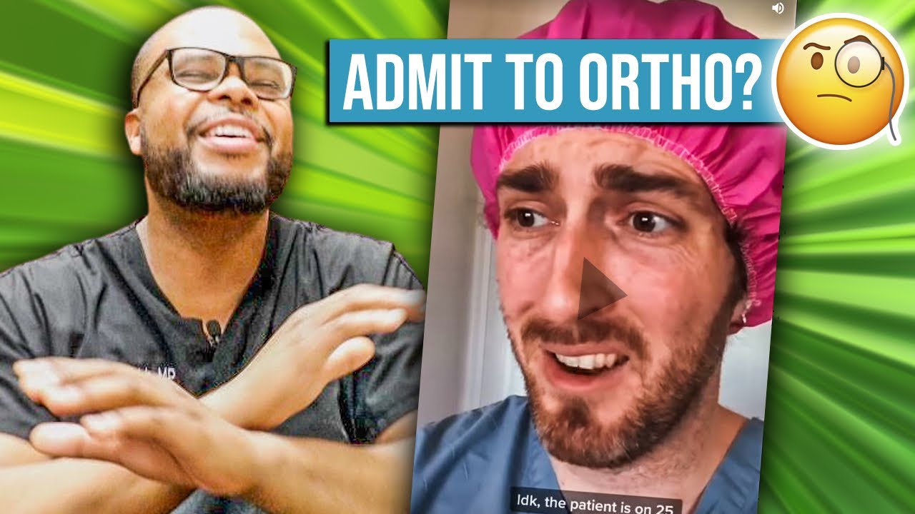 Реакция хирурга-ортопеда на доктора Глаукомфлеккена — Ortho принимает пациента в клинику