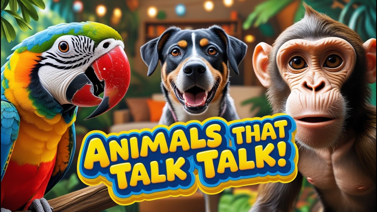 Animals That Talk Like Us! 🦜🐶🐵