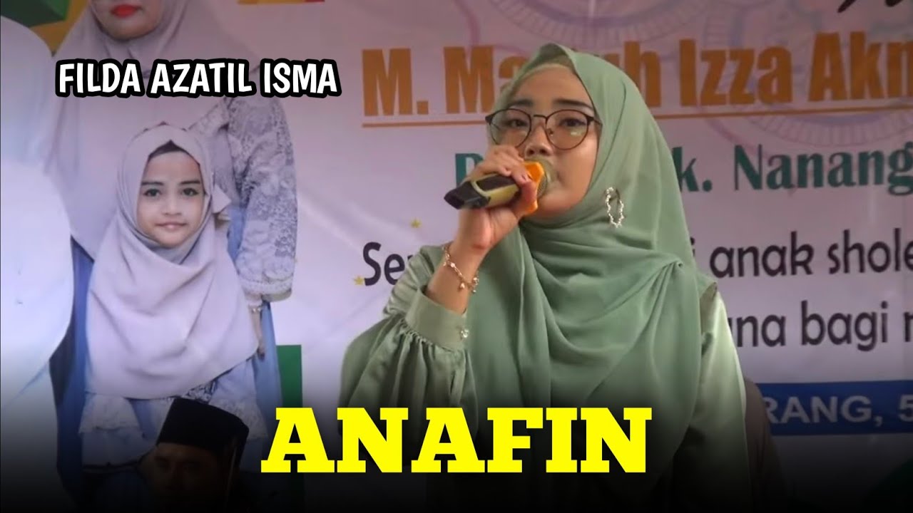 Anafin (QASIDAH AL FAJAR Semarang), Cover By FILDA AZATIL (VIVI), #gambus #gambuselnurfa #live