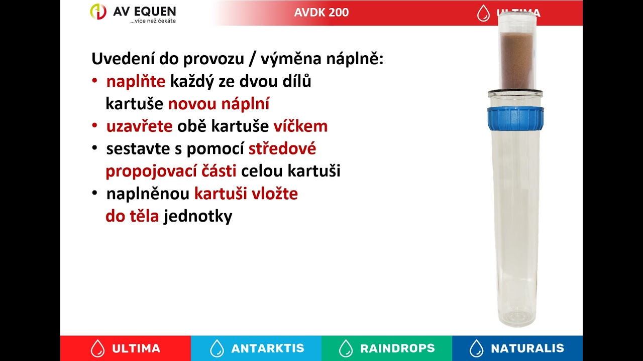 AVDK 200: Demineralizační přenosná jednotka