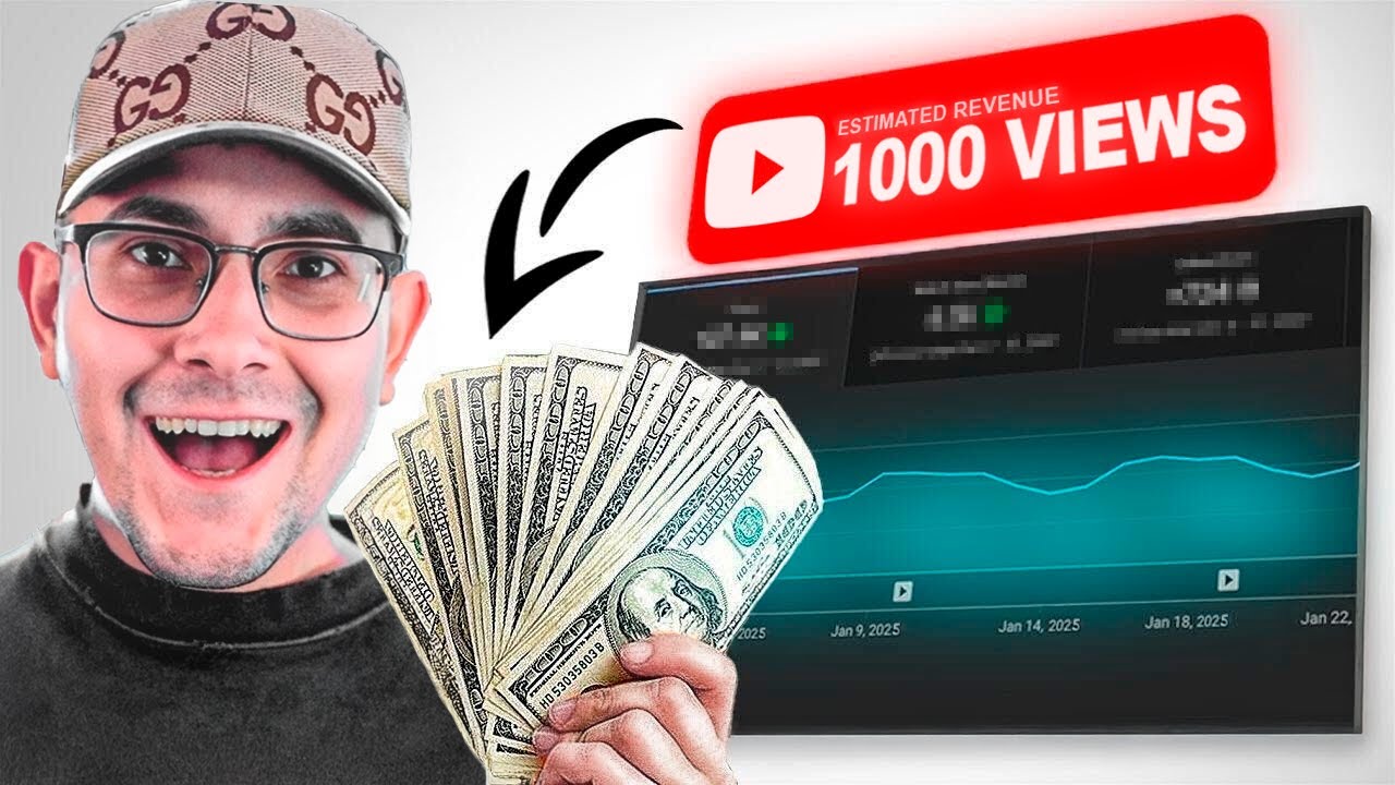 How Much YouTube Pays You For 1,000 Views In 2025&hellip; (Best Side Hustle)