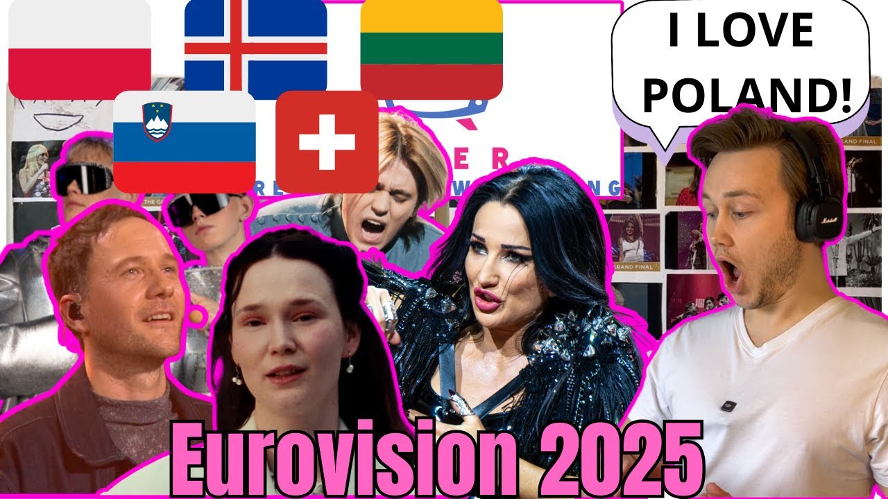 Eurovision 2025 - Poland, Iceland, Lithuania, Slovenia, Switzerland